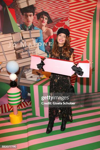 Lena Meckel during the Jo Malone London 'Crazy Colourful Christmas' event at Goldberg Studios on November 29, 2017 in Munich, Germany.