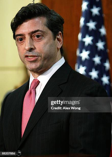 Securities and Exchange Commission Enforcement Director Robert Khuzami speaks during a news conference at SEC�s headquarters June 4, 2009 in...