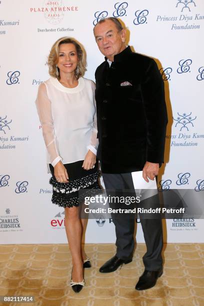 Director of Communication at Plaza Athenee Hotel, Isabelle Maurin and Founder of the Cooking Chefs' Club of the Heads of States, Gilles Bragard...