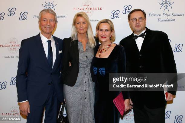 Jean-Claude Narcy, Companion of the late Gonzague Saint Bris, Alice Bertheaume, Public Relations Director of the Renault-Nissan Alliance, Claude...