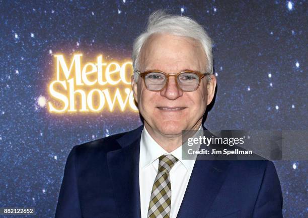 Writer/actor/musician Steve Martin attends the "Meteor Shower" Broadway opening night at the Booth Theatre on November 29, 2017 in New York City.