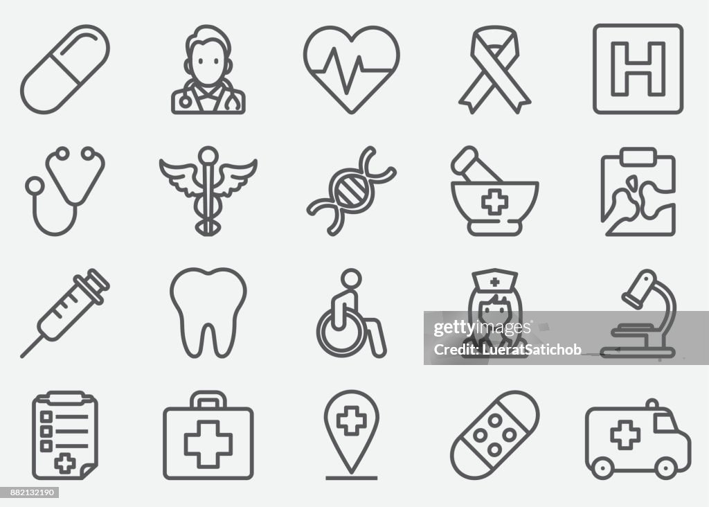 Iconos de médicos