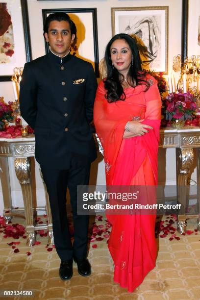 The Maharaja Sawai Padmanabh Singh of Jaipur and his mother HRH Princess Diya Kumari of Jaipur attend the Charity Gala to Benefit the "Princess Diya...
