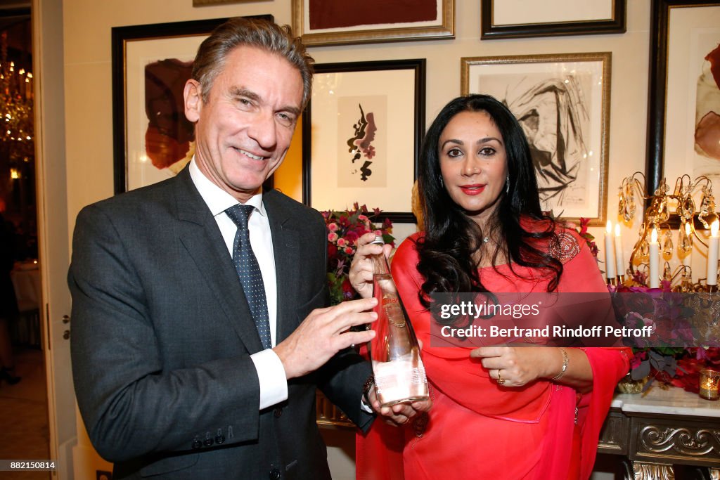 Charity Gala to Benefit the "Princess Diya Kumari of Jaipur" Foundation At Plaza Athenee Hotel In Paris