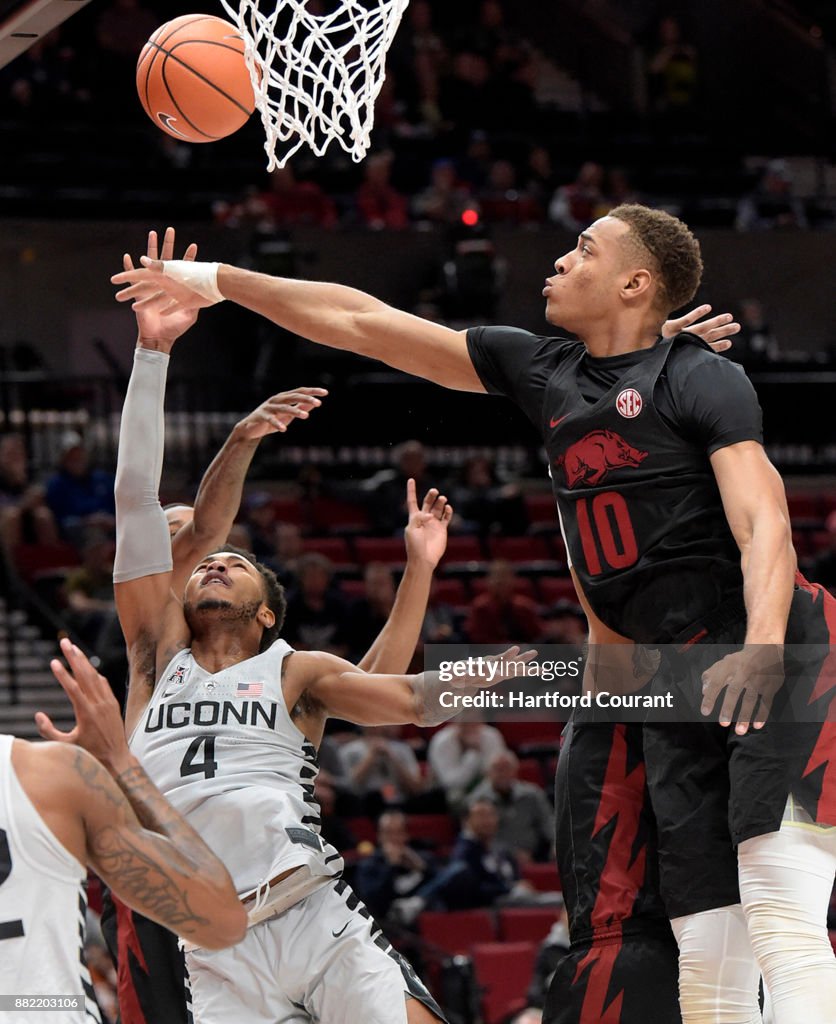 Arkansas vs UConn men's basketball