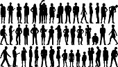 Incredibly Detailed People Silhouettes