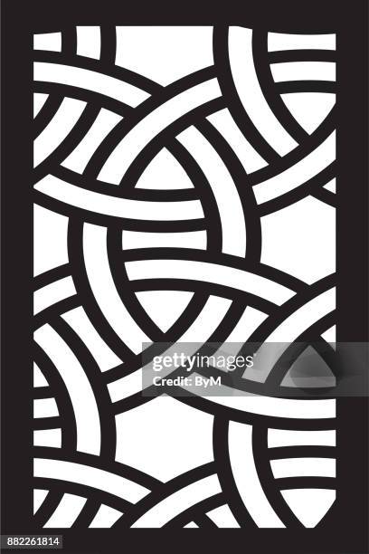 celtic knot privacy screen cut file - table tent stock illustrations