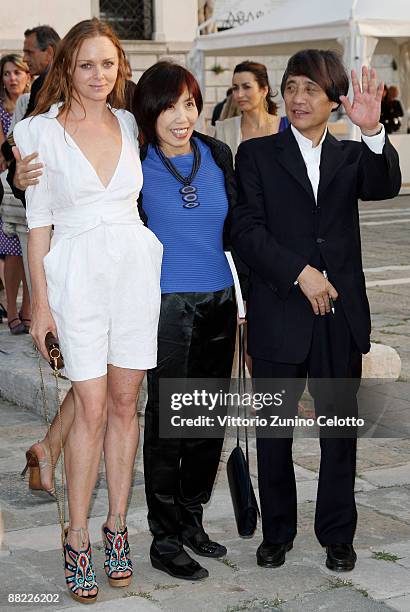 Stella McCartney and Tadao Ando attend the opening of the new Contemporary Art Centre - Francois Pinault Foundation on June 4, 2009 in Venice, Italy.