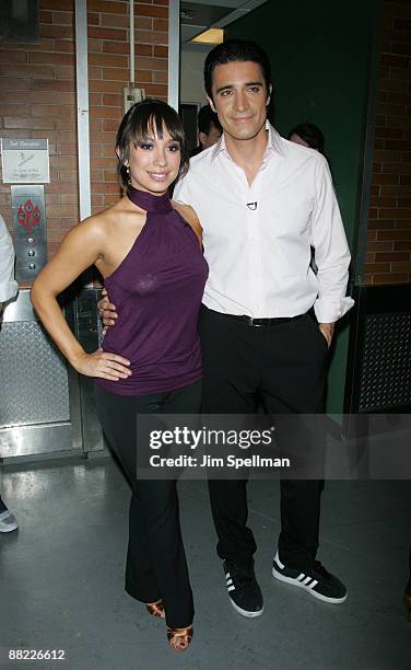 'Dancing With The Stars' contestants Cheryl Burke and Gilles Marini visit ABC's "Good Morning America" at ABC Studios on May 20, 2009 in New York...