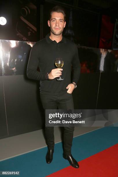 Jonny Mitchell attends the UK launch of the Ferrari Portofino at Kensington Olympia on November 29, 2017 in London, England.