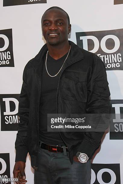 Singer Akon attends the 6th Annual Do Something Awards at The Apollo Theater on June 4, 2009 in New York City.