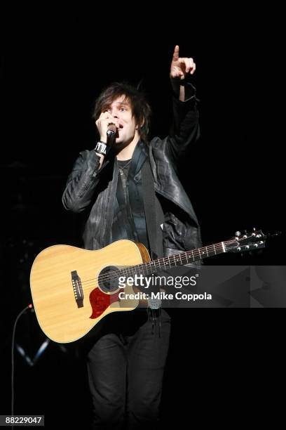 Martin Johnson of Boys Like Girls performs at the 6th Annual Do Something Awards at The Apollo Theater on June 4, 2009 in New York City.