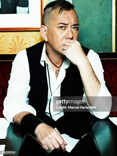 Actor Anthony Wong Chau Sang poses at a portrait session in Cannes during the 62nd Annual Cannes Film Festival on May 13, 2009.