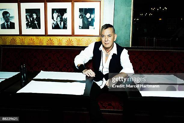 Actor Anthony Wong Chau Sang poses at a portrait session in Cannes during the 62nd Annual Cannes Film Festival on May 13, 2009.