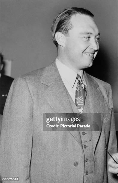 Newly-appointed treasurer of the Democratic National Committee and heir to the R.J. Reynolds Tobacco Company, Dick Reynolds , circa 1941.