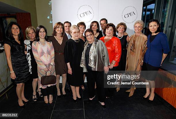 Board members Wendy Wetchler, Annie Gilbert, Rory Teitelbaum, Ivy Duneier, Dr. Andrew Lipschitz, Dr. Krim, Lois Nipon, Eileen Mitzman, Roberta Bogen,...