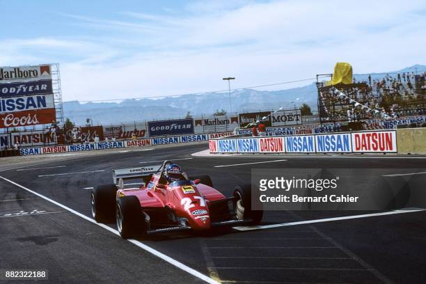Patrick Tambay, Ferrari 126C2, Grand Prix of Caesars Palace, Caesars Palace, Las Vegas, 25 September 1982.