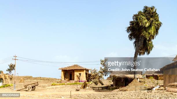 film set architecture on diu island - village stock pictures, royalty-free photos & images