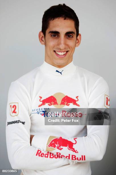 Sebastien Buemi of Switzerland and Scuderia Toro Rosso is seen during practice for the Turkish Formula One Grand Prix at Istanbul Park on June 5 in...