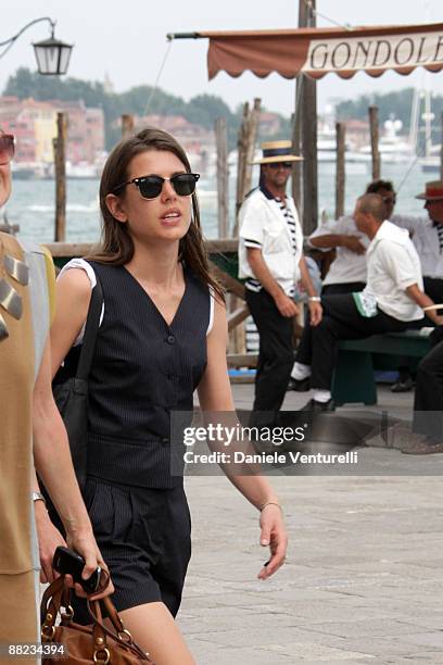 Charlotte Casiraghi sighting at the 2009 Venice Biennale on June 5, 2009 in Venice, Italy.