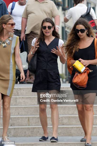 Charlotte Casiraghi sighting at the 2009 Venice Biennale on June 5, 2009 in Venice, Italy.