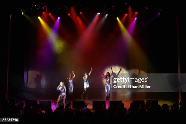 Destiny's Child Beyonce Knowles, Farrah Franklin, Kelly Rowland and Michelle Williams, performs at The Joint inside the Hard Rock Hotel & Casino July...