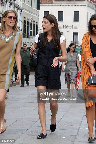 Charlotte Casiraghi sighting at the 2009 Venice Biennale on June 5, 2009 in Venice, Italy.