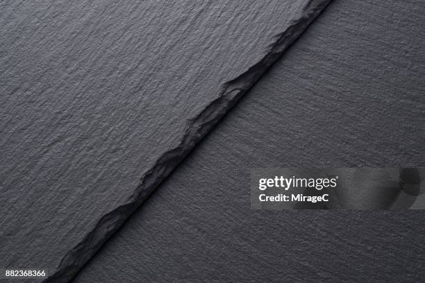 black slate stacking - black stone background imagens e fotografias de stock