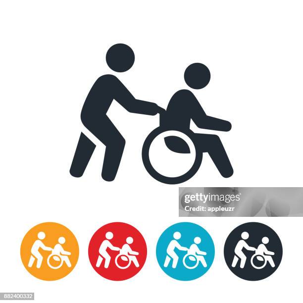 Icon Rullstol 7 628 Rullstol High Res Illustrations - Getty Images
