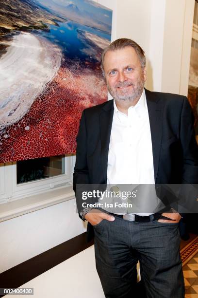 Photographer and actor Michael Poliza during the event 'LANS Medicum celebrates its 5th anniversary' at Oberpostdirektion on November 29, 2017 in...