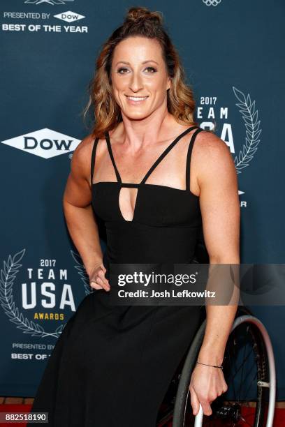 Tatyana McFadden attends the 2017 Team USA Awards on November 29, 2017 in Westwood, California.