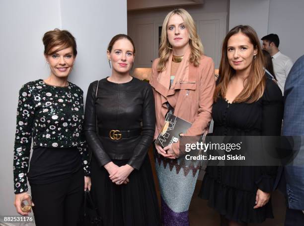 Maria Lehman; Bettina Prentice, Anne Huntington and guest attend AVENUE celebrates the "Not It" Girls of the Art World on November 29, 2017 at 101...