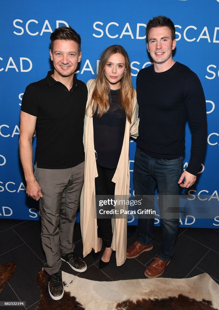 WIND RIVER Special Screening With Jeremy Renner, Elizabeth Olsen, Robert Downey Jr. And Chris Evans At SCADShow