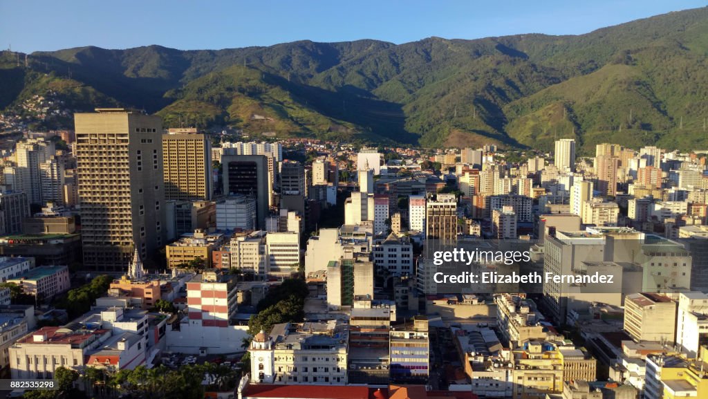 Downtown District and Skyline-Caracas, Venezuela