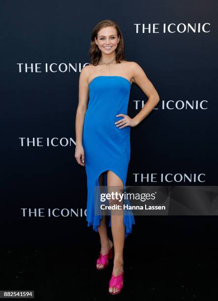 Ksenija Lukich arrives ahead of THE ICONIC Swim Show 2017 on November 30, 2017 in Sydney, Australia.