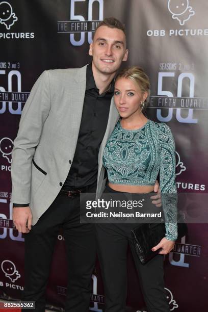 Sam Dekker attends the premiere of OBB Pictures and go90's 'The 5th Quarter' at United Talent Agency on November 29, 2017 in Beverly Hills,...