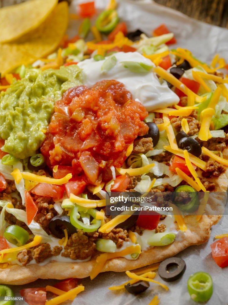 Beef Taco Salad Pizza