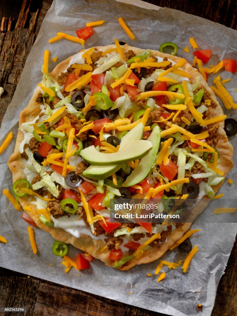 Beef Taco Salad Pizza