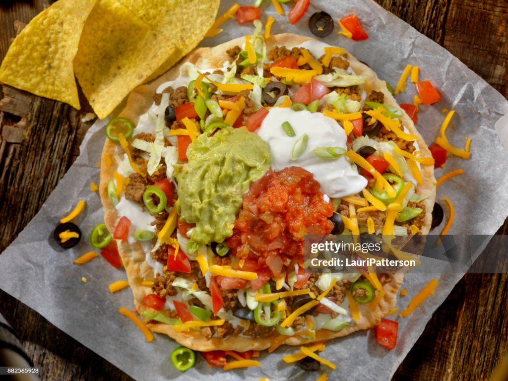 Beef Taco Salad Pizza