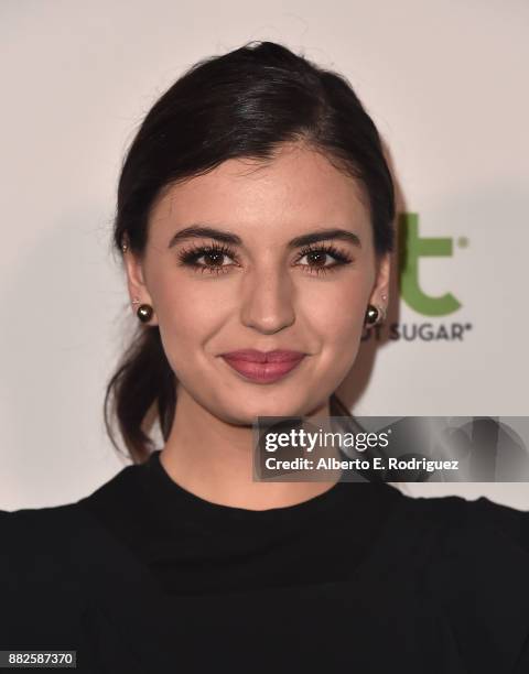 Actress Rebecca Black attends the premiere Of Orchard And Fine Brothers Entertainment's "F*&% The Prom" at ArcLight Hollywood on November 29, 2017 in...