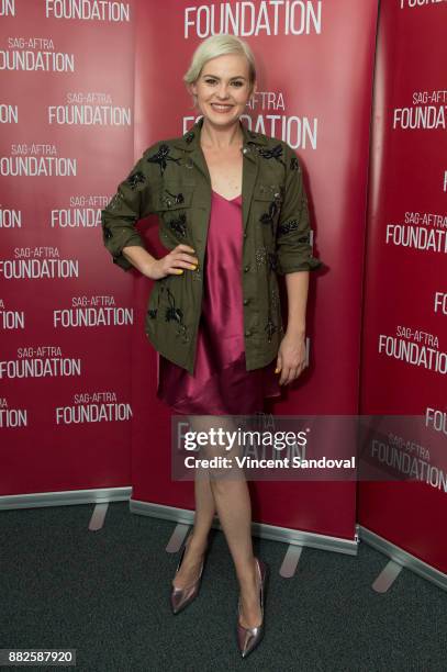 Actress Kimmy Gatewood attends SAG-AFTRA Foundation Conversations screening of "GLOW" at SAG-AFTRA Foundation Screening Room on November 29, 2017 in...