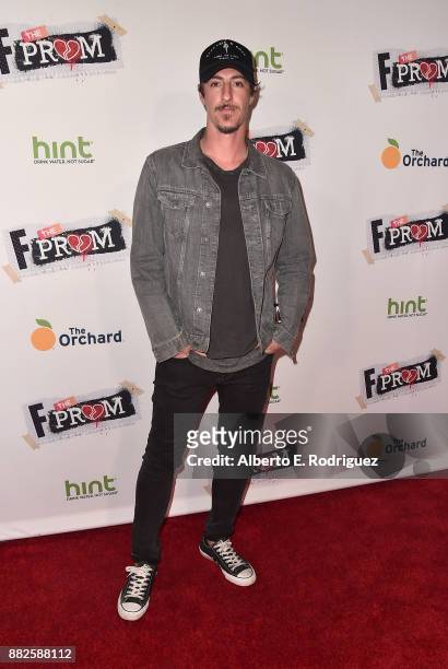 Actor Eric Balfour attends the premiere Of Orchard And Fine Brothers Entertainment's "F*&% The Prom" at ArcLight Hollywood on November 29, 2017 in...