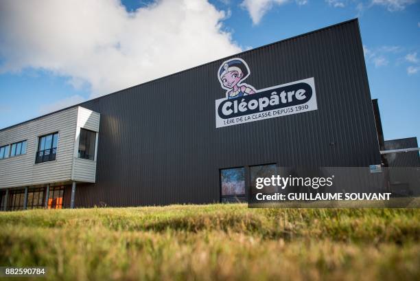 This photograph taken on November 28 shows the Cléopâtre glue manufacturing plant at Ballan-Mire in central France.