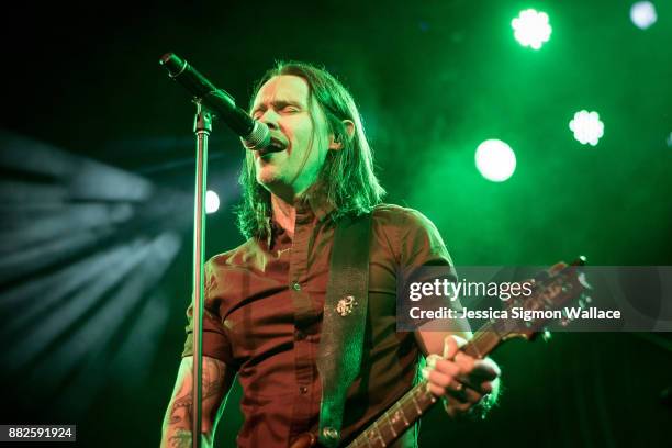 Myles Kennedy of Alter Bridge performs onstage at Iron City on November 29, 2017 in Birmingham, Alabama.