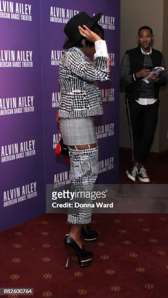 Janelle Monae attends Alvin Ailey's 2017 Opening Night Gala at New York City Center on November 29, 2017 in New York City.