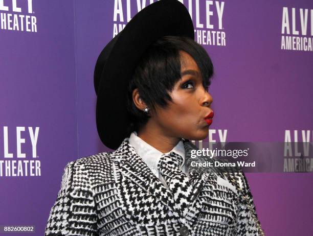 Janelle Monae attends Alvin Ailey's 2017 Opening Night Gala at New York City Center on November 29, 2017 in New York City.