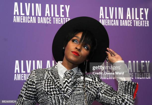 Janelle Monae attends Alvin Ailey's 2017 Opening Night Gala at New York City Center on November 29, 2017 in New York City.