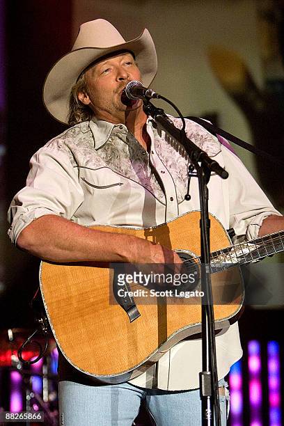 Alan Jackson performs during the 2009 BamaJam Music and Arts Festival on June 5, 2009 in Enterprise, Alabama.