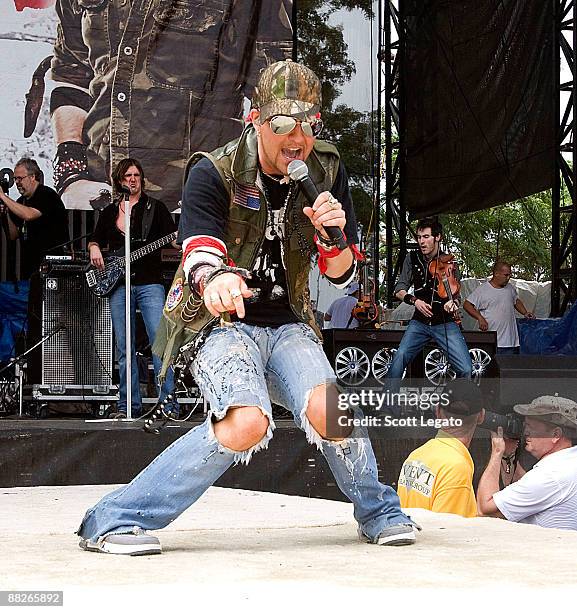 Preston Brust of LoCash Cowboys performs during the 2009 BamaJam Music and Arts Festival on June 5, 2009 in Enterprise, Alabama.