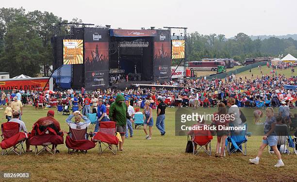 Atmosphere at the 2009 BamaJam Music and Arts Festival on June 5, 2009 in Enterprise, Alabama.